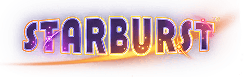 играть бесплатно онлайн Логотип игрового автомата Starburst.